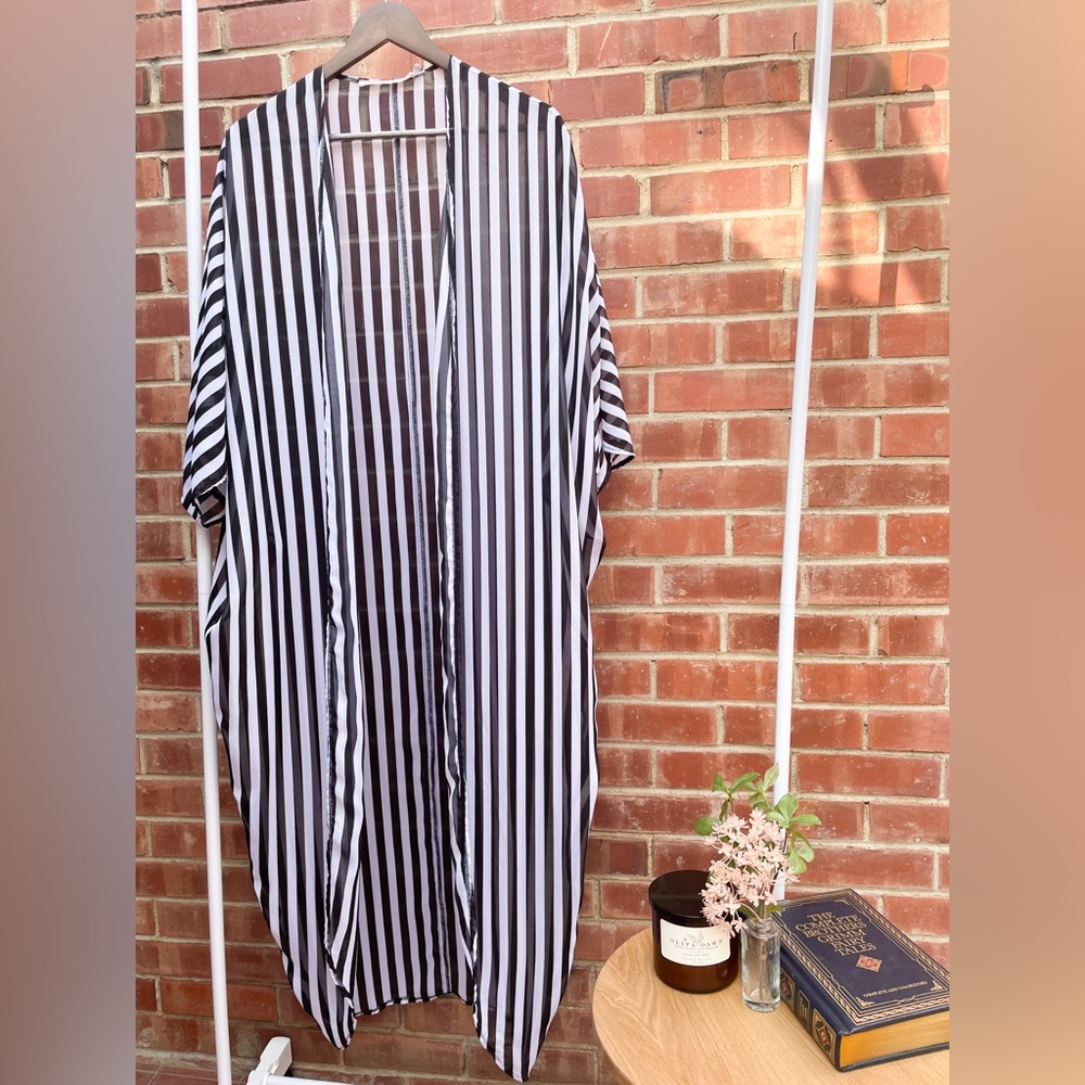 Striped Cover Up